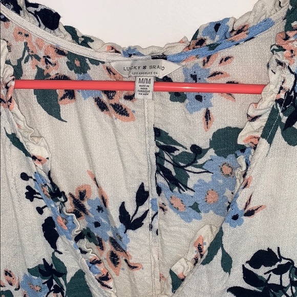 Lucky Brand Floral Tank Blouse - Picture 2 of 5